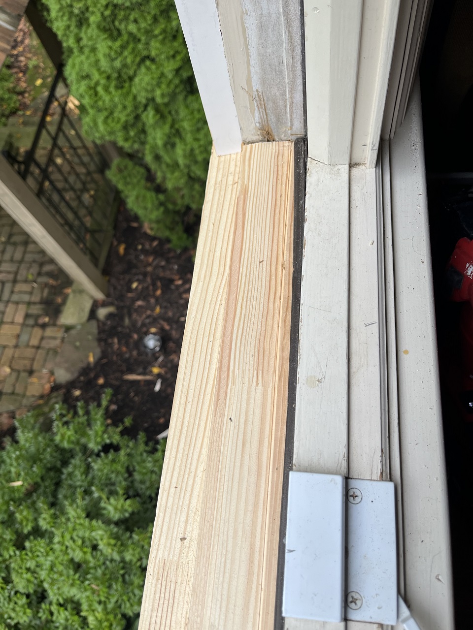 Refurbished window in an old house